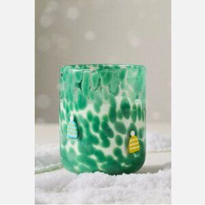 NEW Anthropologie Nesting with Grace Festive Confetti Icon Juice Glass Beanie